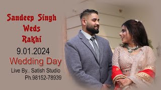 SANDEEP SINGH WEDS RAKHIDEE HAPPY WEDDING [upl. by Nauqyaj]