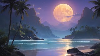 Moonlit Serenity A Tropical Sunset Dream [upl. by Noffihc918]