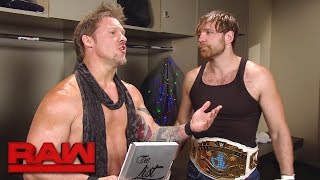 Dean Ambrose asks to be taken off quotThe List of Jerichoquot Raw April 24 2017 [upl. by Adnilam]