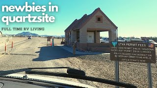 First Time in Quartzsite  Staying in The Magic Circle [upl. by March227]