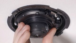 Mounting tip Installing AXIS M3065V using AXIS TM3201 Recessed Mount [upl. by Schlosser]