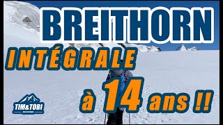 Breithorn Traversée intégrale 5 sommets de 4000m à 14 ans [upl. by Artim246]