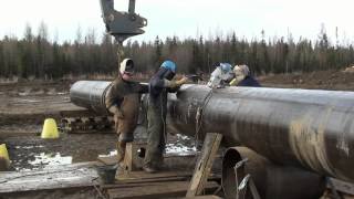 Pipeline Welding  High Production Double Joint Yard [upl. by Leake478]