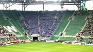 Śląsk Wrocław  Lech Poznań 30052013 Kibice Lecha [upl. by Meesak]