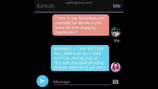 angst deku texting story [upl. by Cirederf]