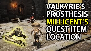 ELDEN RING  VALKYRIES PROSTHESIS LOCATION IN SHADED CASTLE FOR MILLICENTS QUEST [upl. by Nednerb481]