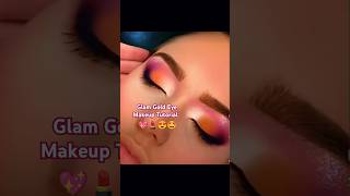 quot✨ Glam Gold Eye Makeup Tutorial StepbyStep to Bold Shimmering Perfection 💛👁️quot facepalette [upl. by Nosauq970]