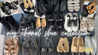 CHANEL SHOE COLLECTION 2023  H STYLE   4 NEW UNBOXINGS 🤍🤍🤍 REVIEW amp REVEALS ✨👠샤넬 신발 컬렉션 amp 언박싱 [upl. by Osithe]