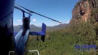 KMAX Blue Mountains Skywork Helicopters [upl. by Dalia]