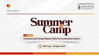 Mastercard KNUST Scholars Summer Camp 2023 [upl. by Colburn]