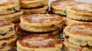 Welsh Cakes Recipe Demonstration  Joyofbakingcom [upl. by Itsrejk]