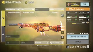 LA MEJOR ARMA PPSH41 SUBFUSIL ANTI META ESTÁ QUE ANIQUILA EN CALL OF DUTY MOBILE GAMEPLAY [upl. by Etteb]