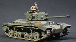 RUBICON MODELS 156 VALENTINE MKⅪ British Infantry Tank Plastic model kit [upl. by Kcirdez]