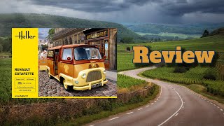 Renault Estafette von Heller Bausatzvorstellung Unboxing Review Modellbau Deutsch Heller80743 [upl. by Hgielar182]