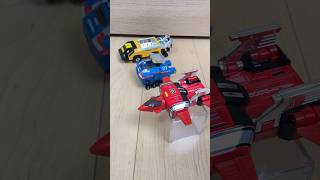 【大戦隊ゴーグルV】ゴーグルロボとゴーグルシーザーで遊んでみたtoys スーパー戦隊 powerrangers megazord rasuba [upl. by Kilroy309]