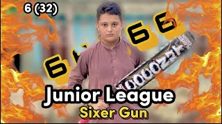 Junior League  Sixer Gun Ne tabahi macha de  Cricket vlogs  Tape ball Cricket  Match  6 [upl. by Trixy]