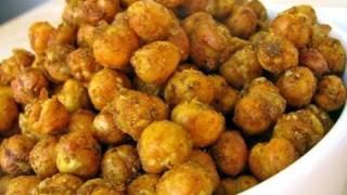 Indian Spiced Roasted Chickpeas Recipe  Quick Easy Delicious [upl. by Tocci]