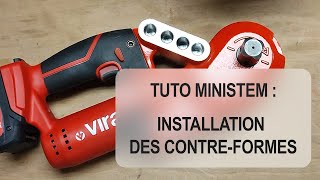 Tuto cintreuse Ministem  installation des contreformes [upl. by Atnwahs509]