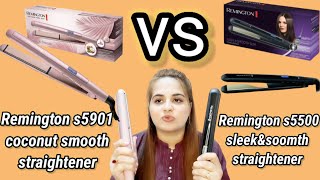 Best Remington hair straightener  s5500 VS s5901 straightener review [upl. by Tloc156]