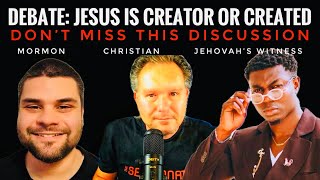 RARE DEBATE Christian vs Jehovahs Witness amp Mormon Debate Live Who is Jesus Is Jesus Created [upl. by Acina489]