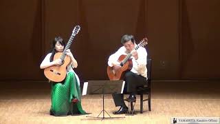 Koyumi and Kazuhito Yamashita Guitar Duo plays Georg Philipp Telemann 山下和仁 amp 山下紅弓ギターデュオ テレマンを弾く [upl. by Ennael]