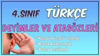 Deyimler ve Atasözleri  4 Sınıf Türkçe [upl. by Neumann273]