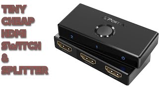 TINY HDMI SwitchSplitter from Portta [upl. by Der]