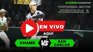 Chame vs San Carlos  Jornada 1 Torneo Provincial Mayor 22 [upl. by Imotas541]