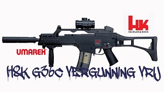 Umarex  G36C AEG 008 joule CE voor alle leeftijden en vergunningvrij airsoft geweer [upl. by Racso104]