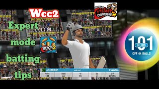 Wcc2 expert mode batting tips  expert mode gameplay razagaming30 [upl. by Granthem]