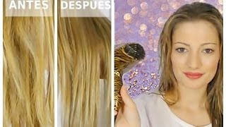 ¿Cabello seco encrespado y sin vida Tratamiento Infusion Gold AB de Keratina Conociendo a TAHE [upl. by Auqenes]