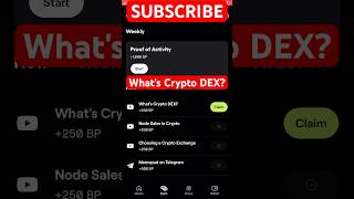 Whats Crypto DEX  Blum code blum blumcod [upl. by Neelyaj]