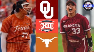 2 Oklahoma vs 1 Texas  Big 12 Championship  2024 College Softball Highlights [upl. by Ajiak708]