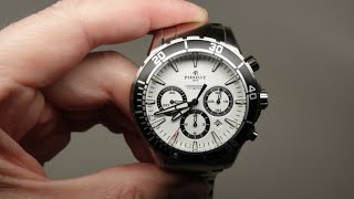 Perrelet Seacraft Diver Chronograph Mens Watch Review Model A1054A [upl. by Alard]