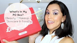 Whats In My PO Box Bite Beauty Kissables by MinxNY Derma E Love With Food amp Mary Kay [upl. by Izabel]