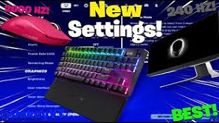 NEW BEST keyboard amp Mouse Settings  Sensitivity for Chapter 5 PS4PS5XboxPC [upl. by Votaw546]