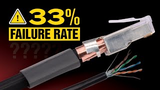 How to Terminate Cat6 Shielded Cable with an RJ45 Connector [upl. by Gnek753]