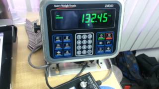 Comunicacion WIRLESS AVERY WEIGH TRONIX ZM303 [upl. by Miahc]