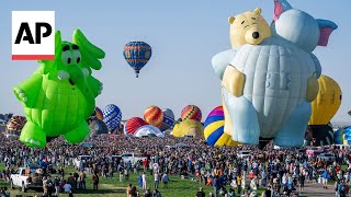 Albuquerque International Balloon Fiesta kicks off in New Mexico [upl. by Beata]