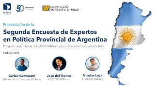 Presentación de la Segunda Encuesta de Expertos en Política Provincial de Argentina [upl. by Ailero]