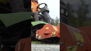 Trimax FlailDek FX in Action  Flail Front Mount  Municipal Mowing  shorts [upl. by Alyled78]