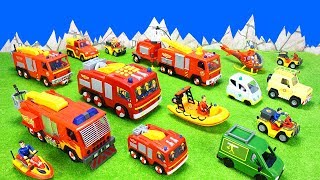 Feuerwehrmann Sam Filmheld Feuerwehrautos Super Tech Jupiter 2 in 1 Spielzeug Unboxing für Kinder [upl. by Eedoj]