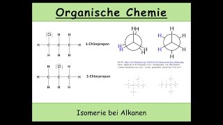 Isomerie bei Alkanen Konstititutionsisomerie und Konformationsisomerie 7 [upl. by Arihsa]