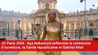 JO Paris 2024  Aya Nakamura enflamme la cérémonie d’ouverture [upl. by Adnahsar]