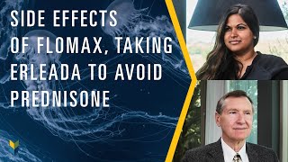 Side Effects of Flomax Taking Erleada to Avoid Prednisone  Answering YouTube Comments 73  PCRI [upl. by Mela]