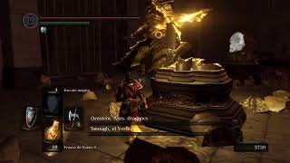 Ornstein and Smough Boss Fight  Dark Souls Remastered [upl. by Aicital]