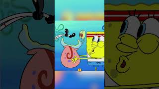 SpongeBob SquarePants gives his foot to the snail so that he can walk faster [upl. by Klug]