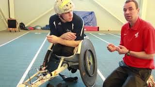 Introduction to wheelchair racing [upl. by Artinahs]