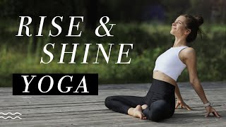 Yoga für den Morgen  sanft belebend und aktivierend  18 Min Rise amp Shine auch für Anfänger [upl. by Hickie]