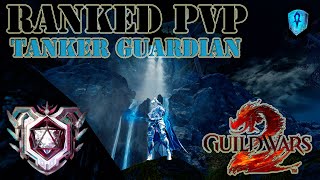 GW2  Ranked sPvP Season 43  Core Guardian  New Tanker Build  Platinum 1513 Points [upl. by Amend]